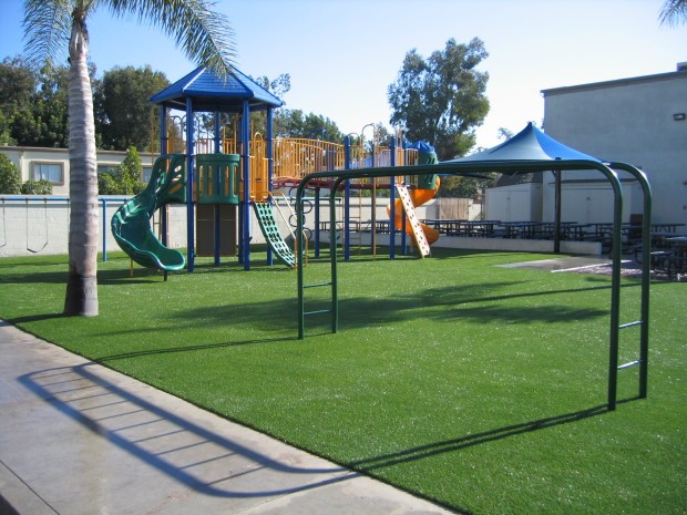 Synthetic Turf Playground Installation National City, Artificial Grass Playground Company
